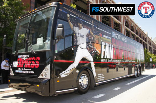 Texas Ranger Fox Sports Southwest Fan Express Giveaway